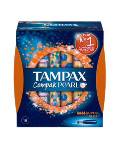 Picture of Tampax Compak Pearl Super Plus  18CT