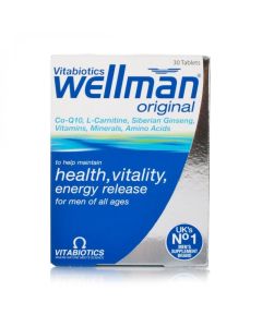 Picture of Vitabiotics Wellman Hlth & Vitality Tabs  30S