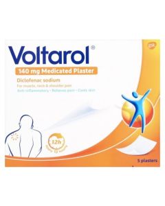 Picture of Voltarol  Medicated Plaster 5'S  140MG