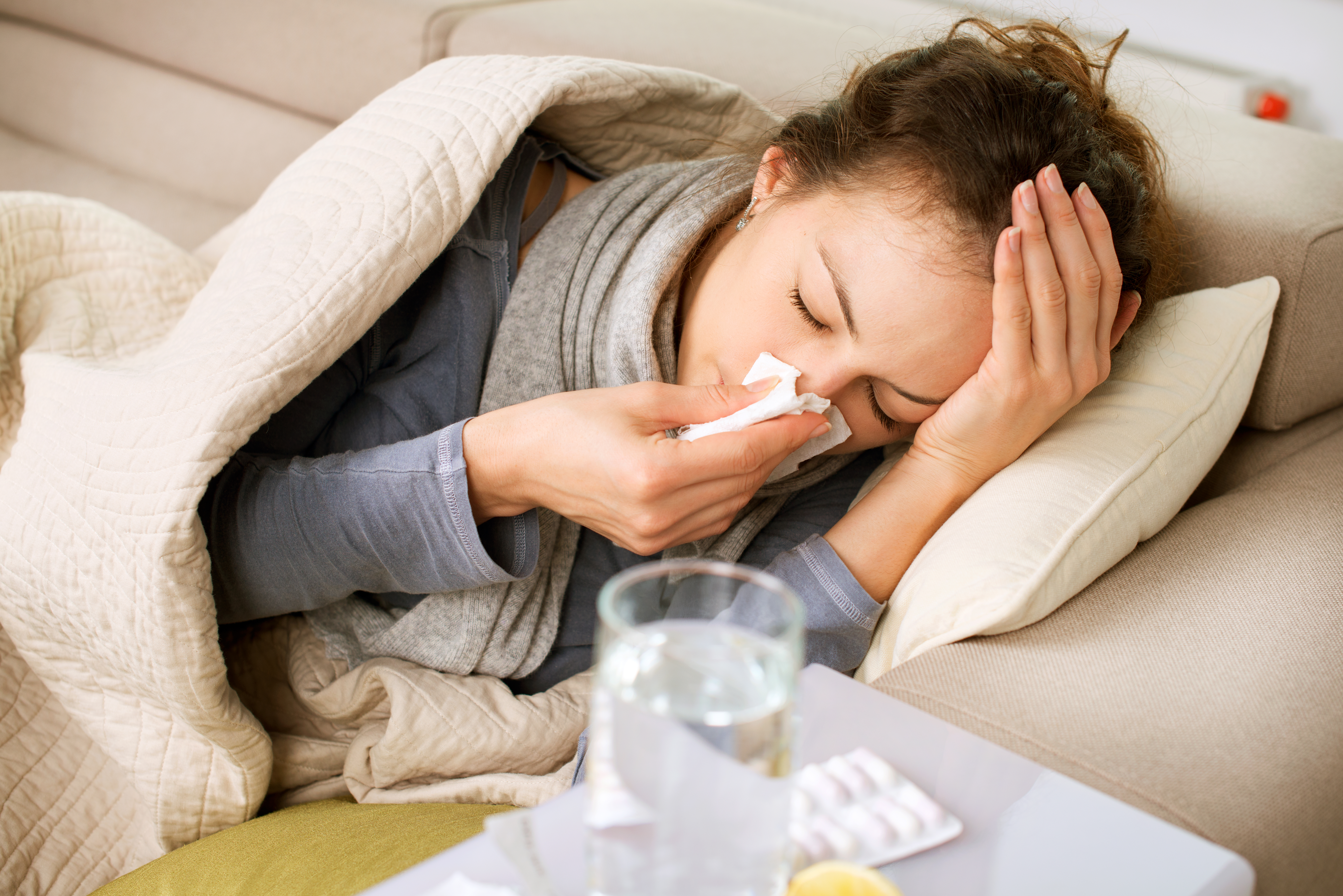The Common Cold and the Flu: Treatment, Symptoms & Causes